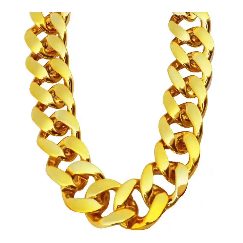 Collar Cadena Dorada X 1 Und