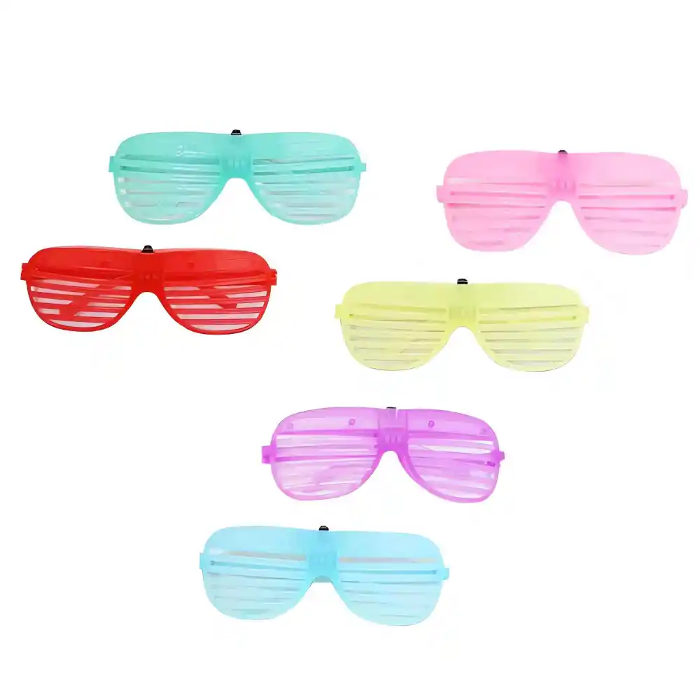 Gafas Pastel Rejilla Luz Led X 1 Und