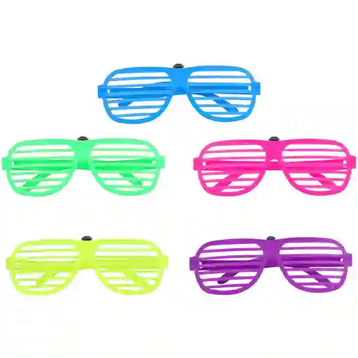 Gafas Neon Rejilla Luz Led X 1 Und