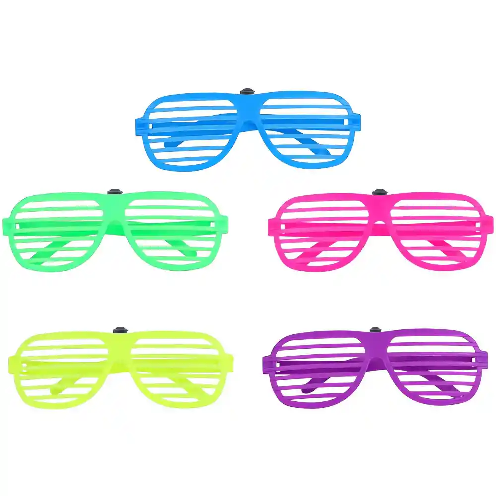 Gafas Neon Rejilla Luz Led X 1 Und