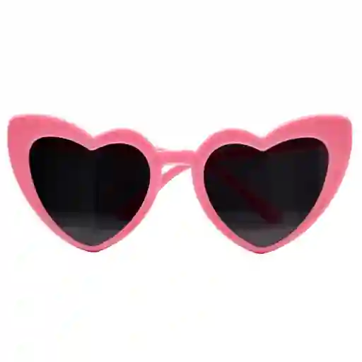 Gafas Corazon Rosada X 1 Und