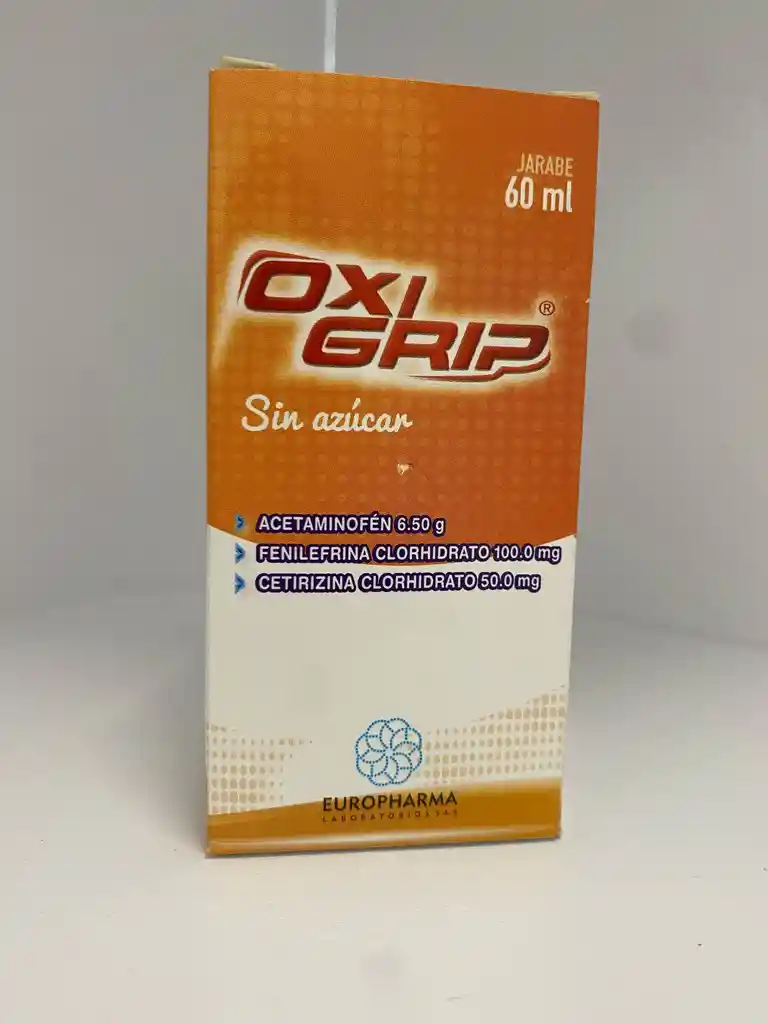 Oxigrip 60 Ml Sin Azucar