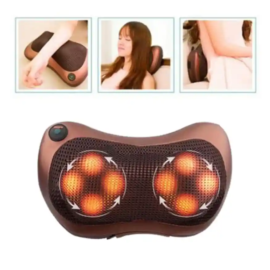 Cojin Masajeador, Vibrador, Espalda, Lumbar, Pies, Cuello