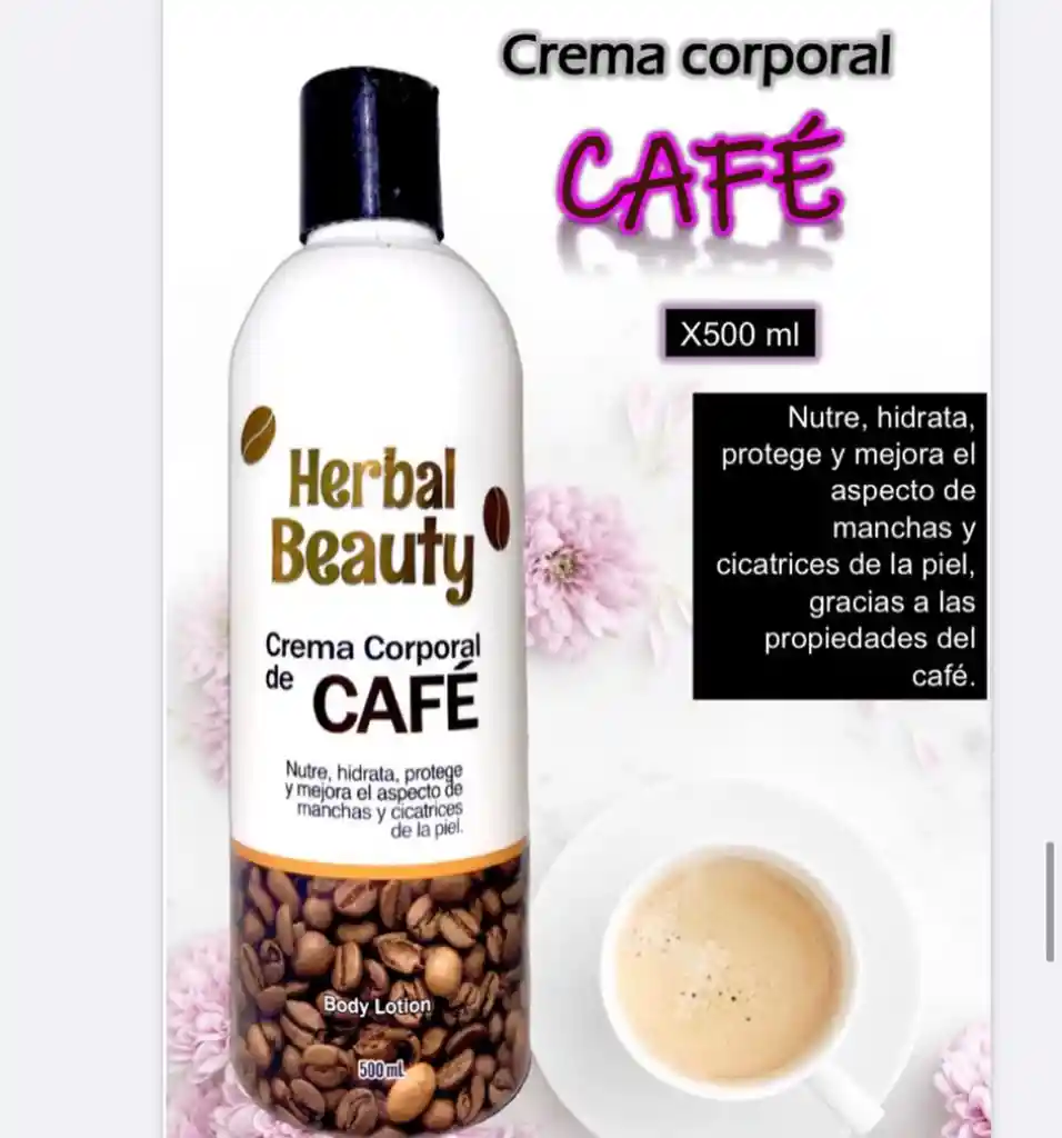 Crema Hidratante Corporal Cafe X 500 Ml