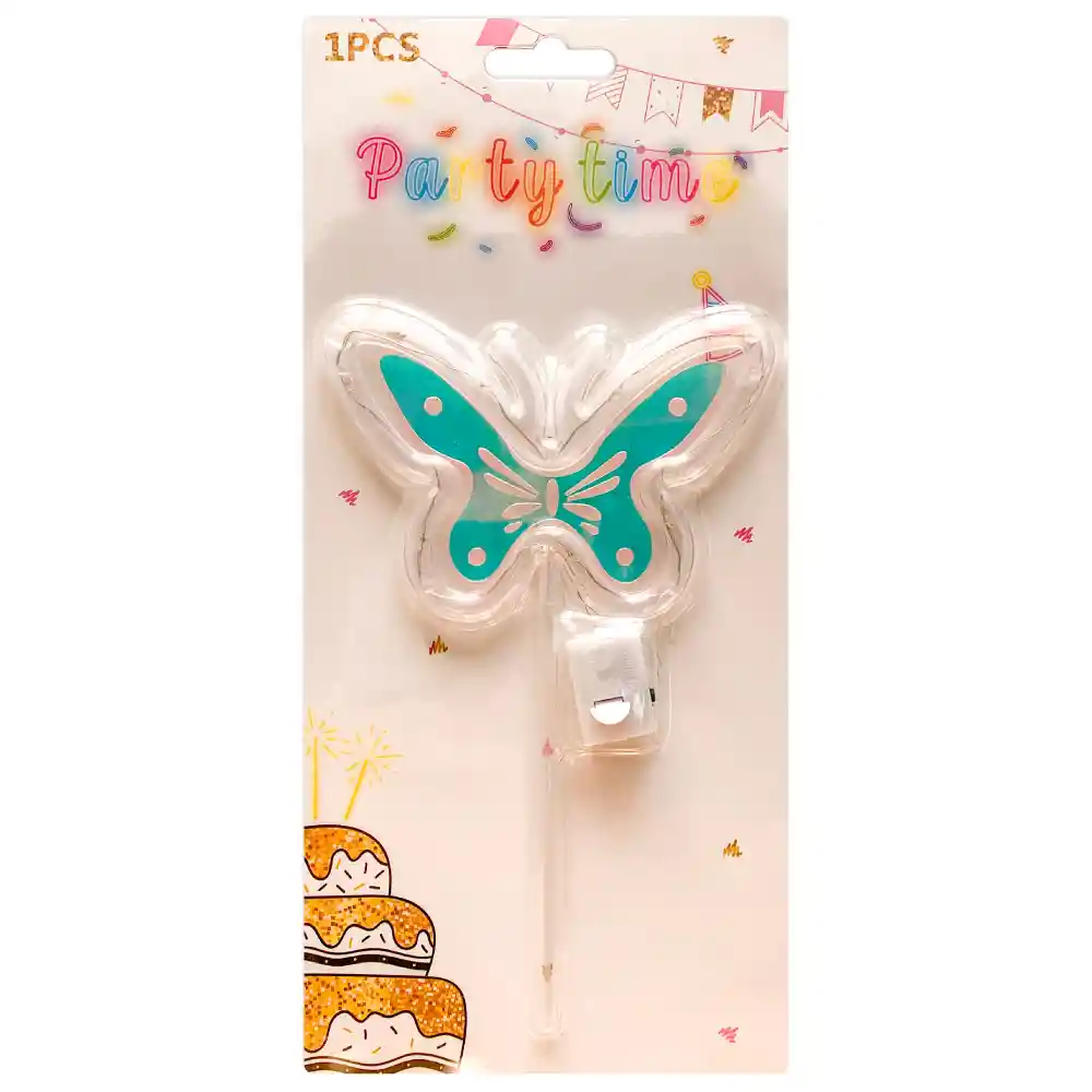 Topper Mariposas Luz Led X 1 Und