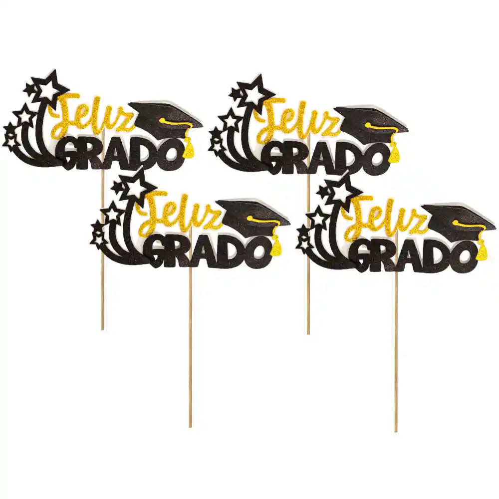 Decoracion Feliz Grado X 4 Und