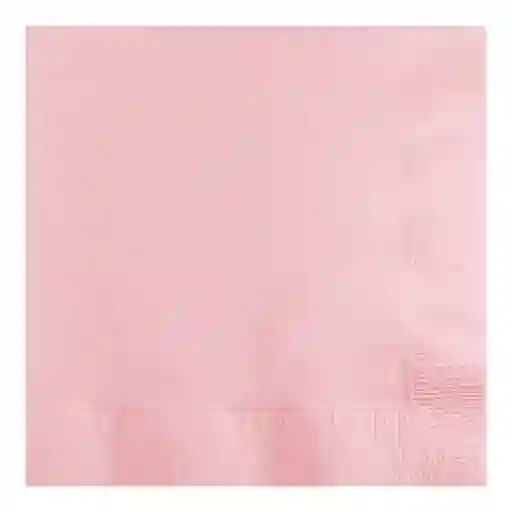 Servilletas Grandes Rosado Pastel X 20 Und