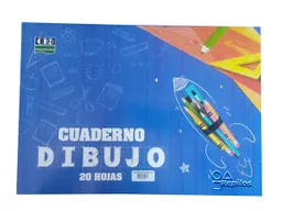 Cuaderno Block De Dibujo Grande 20 Hojas