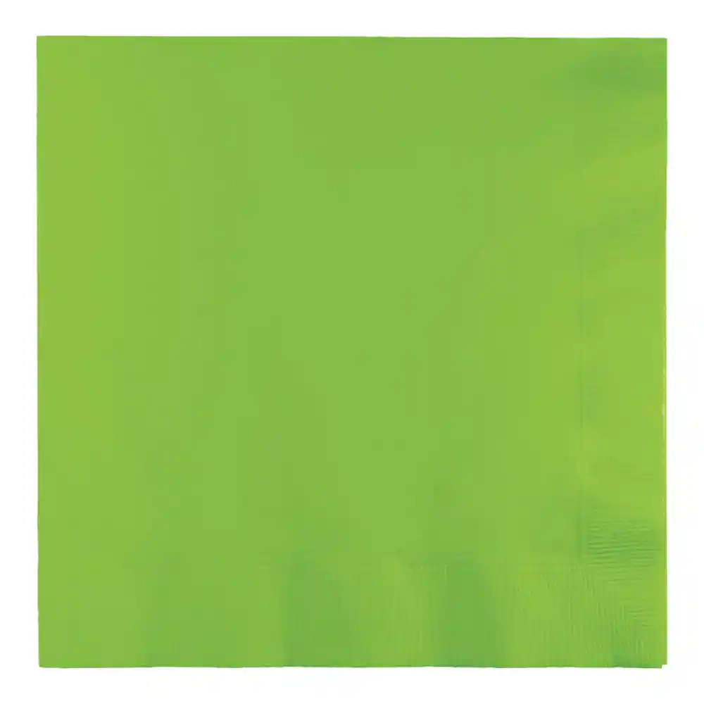 Servilletas Grandes Verde Limon X 20 Und