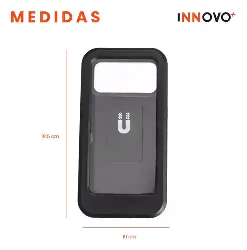 Soporte Para Celular De Moto Ajuste En Espejo Universal Con Táctil Innovo