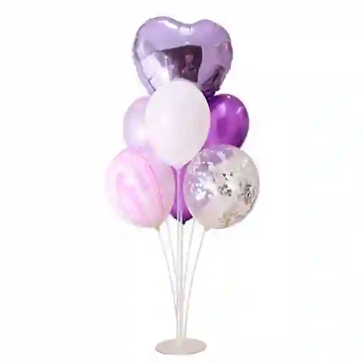 Soporte De Globos X 7 Und