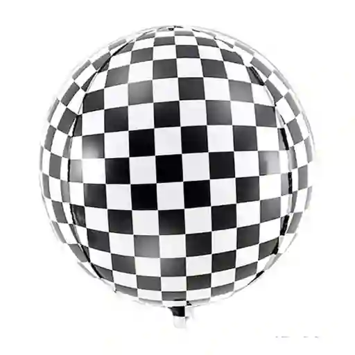 Globo Esfera 22" Carreras Metalizada X 1 Und