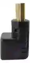 Adaptador Codo Hdmi Macho Hembra En L Hd Curvo | 90 Grados