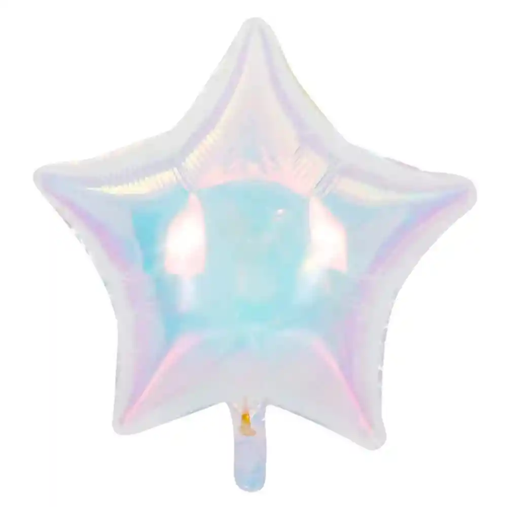 Globo Estrella Metalizado 18" Iridiscente X 1 Und