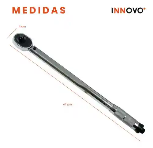 Llave De Torque Con Estuche Herramienta Profesional 1/2 Pulgada 28 A 210mm