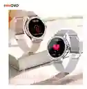 Reloj Inteligente Doble Pulso Amor Estilo Dama Mobulaa Plateador Innovo Tech
