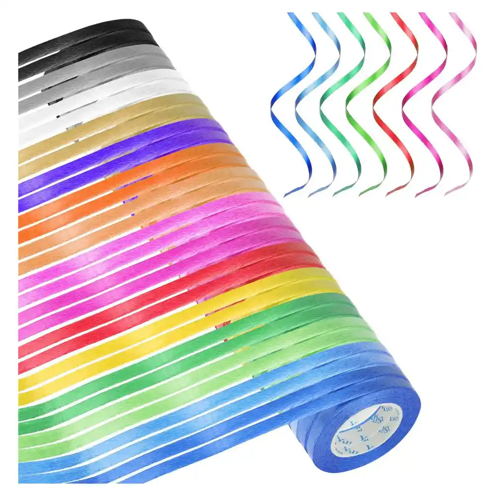 Rollos Cinta Sencilla Para Globos X 5 Und