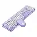 Combo Teclado Y Mouse Inalámbricos Usb 2.4g 105 Teclas Weibo