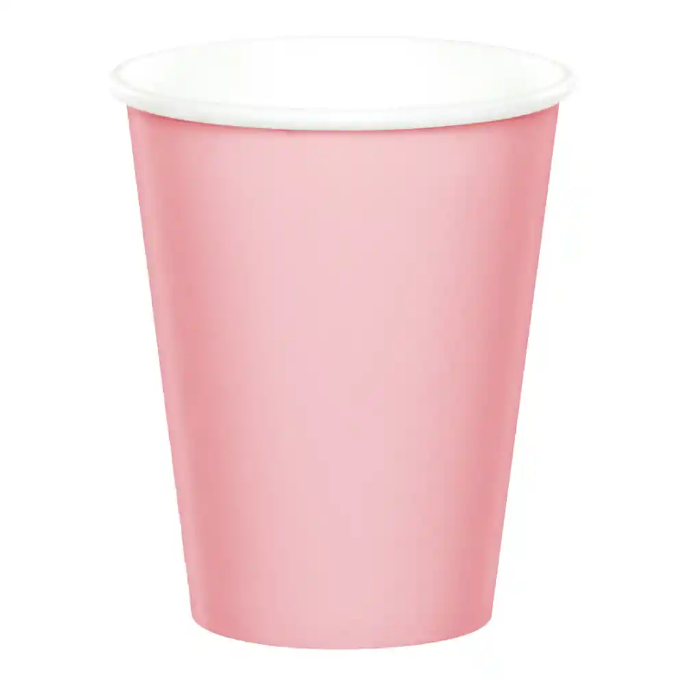 Vaso Rosado Pastel X 8 Und