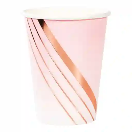 Vasos 12oz Rose All Day X 8 Und