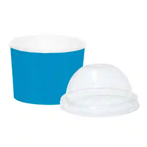 Vaso Helado Azul X 10 Und