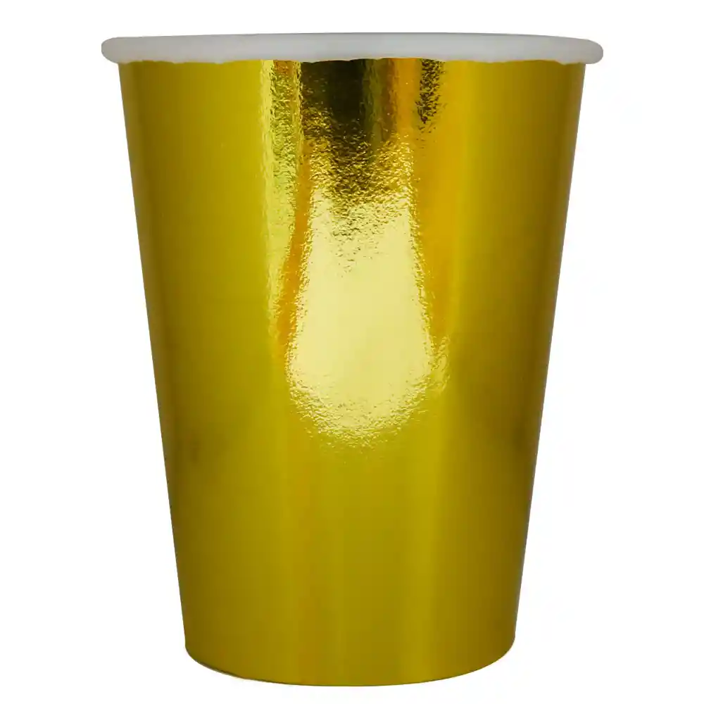Vaso Dorado Metalizado X 10 Und