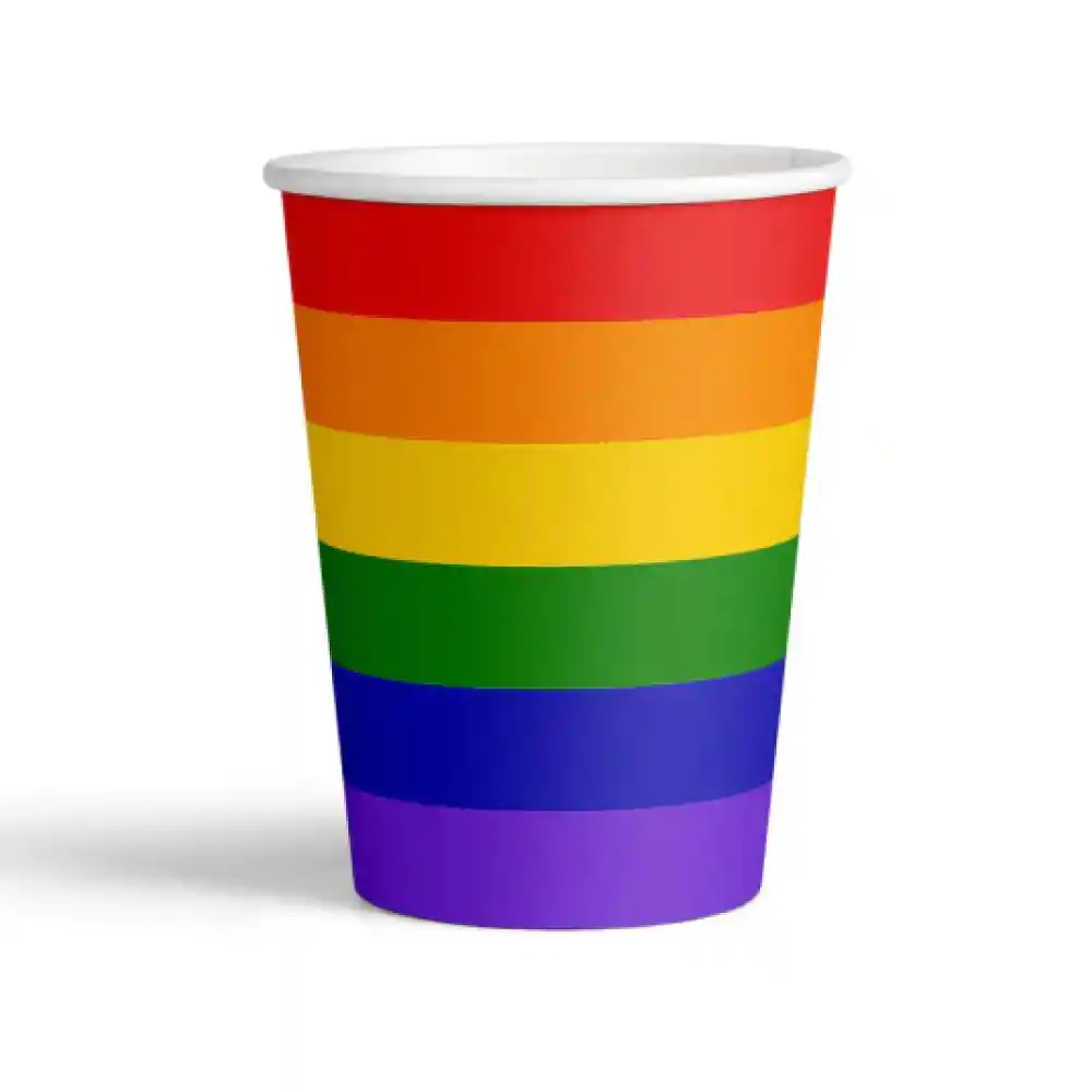 Vaso 9oz Multicolor X 10 Und