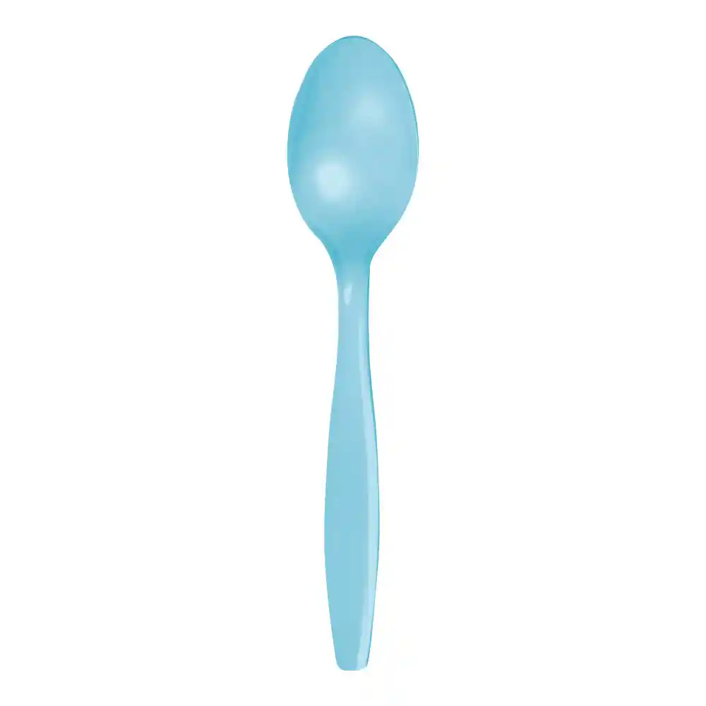 Cucharas Azul Pastel X 12 Und