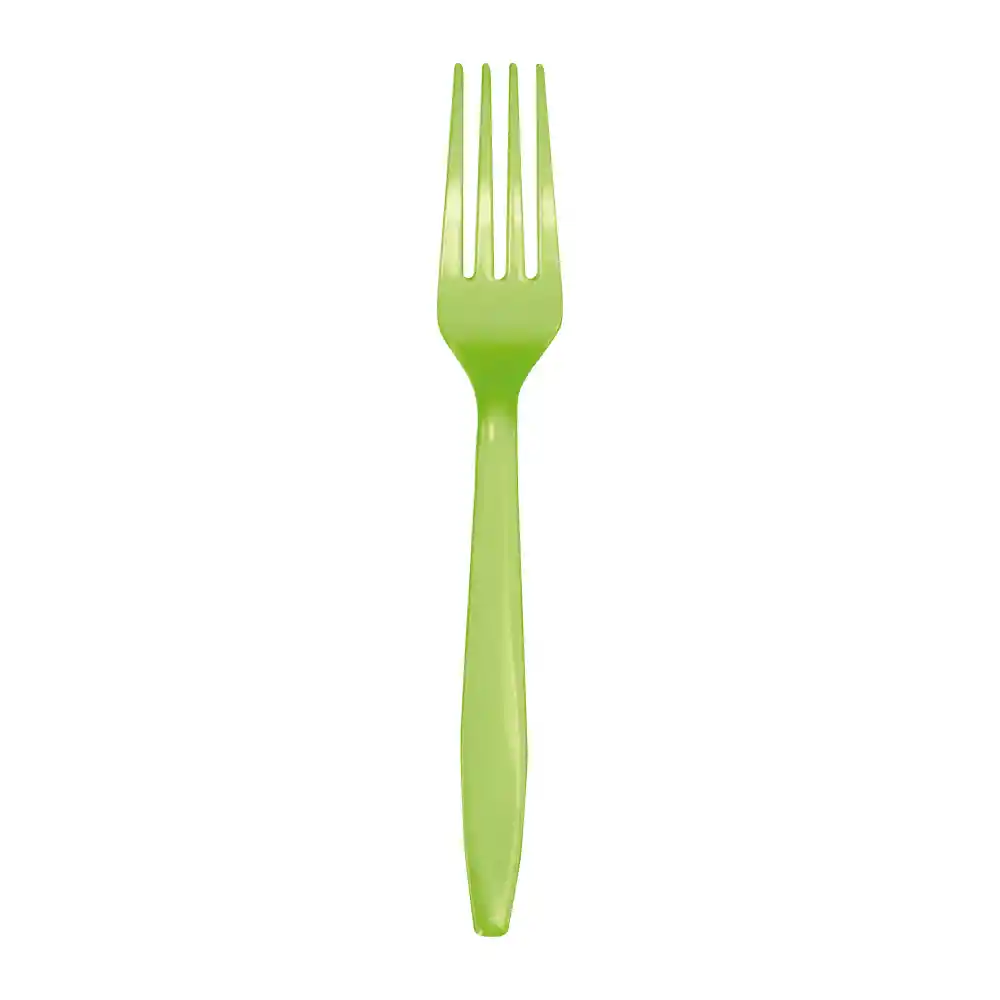 Tenedores Verde Limon X 12 Und