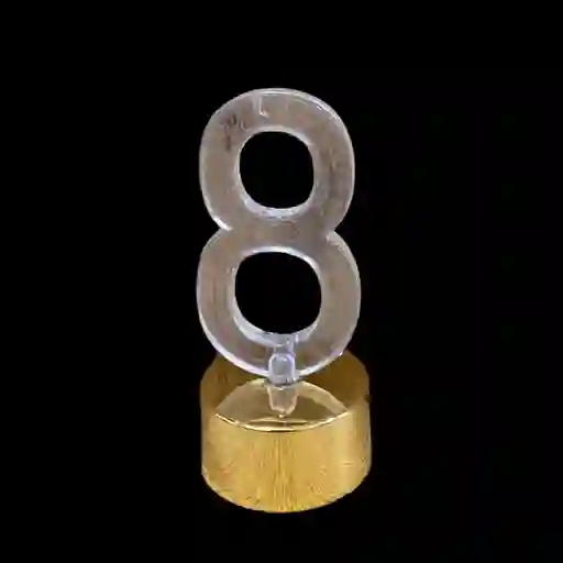 Numero 8 Con Luz Multicolor Led X 1 Und