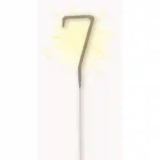 Vela Numero Chispa X 1 Und #7