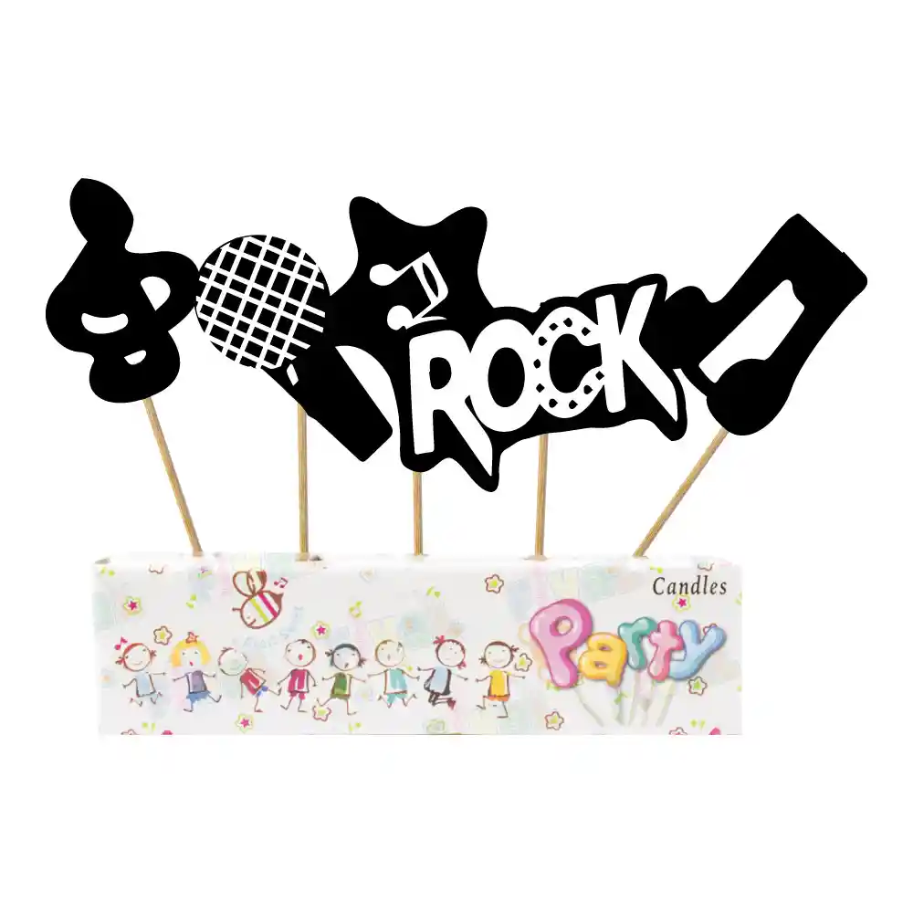 Set Velas Rock X 5 Und
