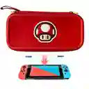 Estuche Edicion Toad + Vidrio Para Nintendo Switch