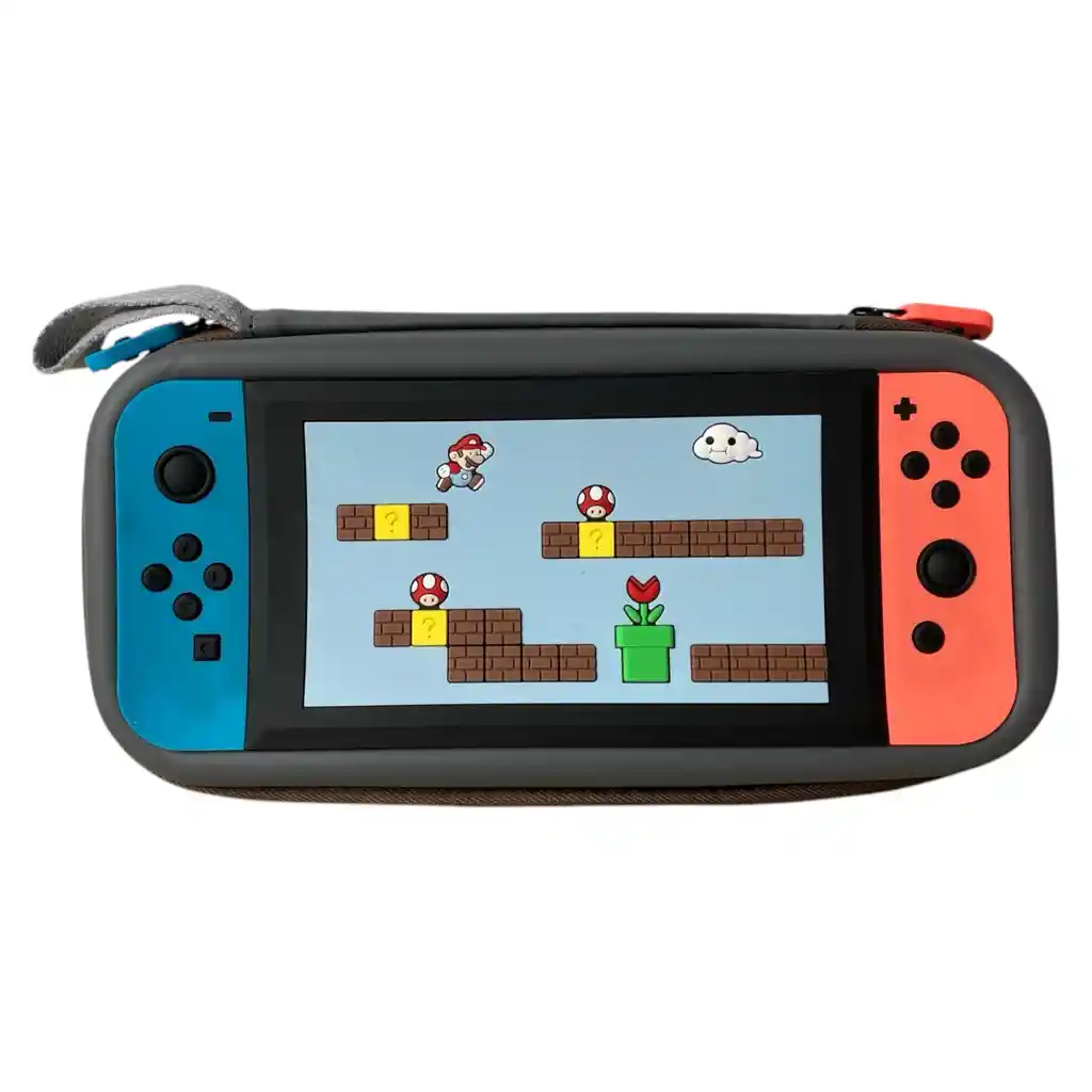 Estuche Edicion Mario Mundo Negro Para Nintendo Switch/oled