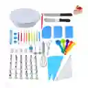 Set De Herramientas Para Decorar Pasteles Con Plato Giratorio 66pz