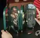 Soporte De Mesa , Joyero, Organizador De Aretes Pequeño Plegable