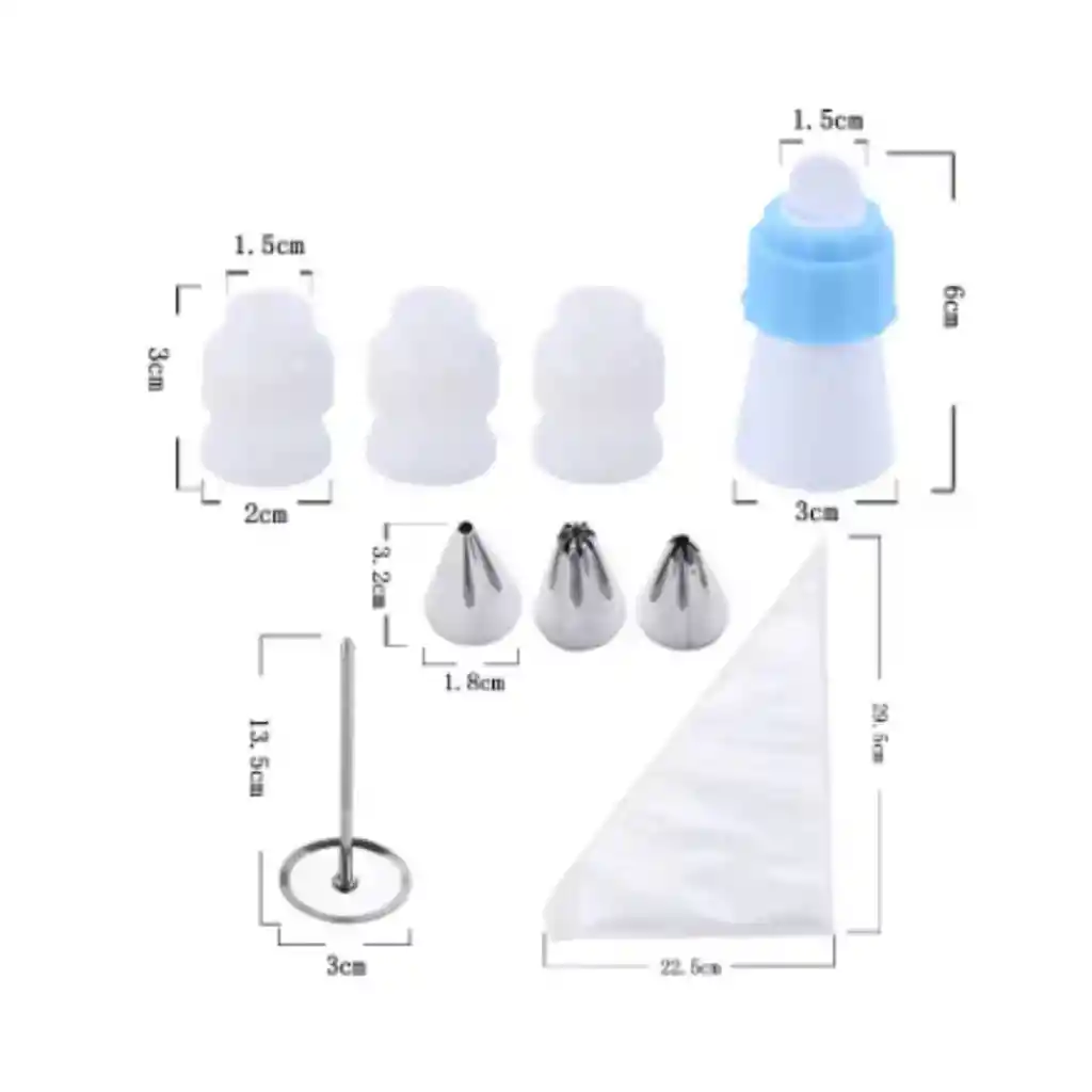 Set De Herramientas Para Decorar Pasteles Con Plato Giratorio 66pz