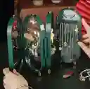 Soporte De Mesa , Joyero, Organizador De Aretes Pequeño Plegable