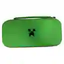 Estuche Edicion Minecraft + Vidrio + 2 Grips Para Nintendo Switch