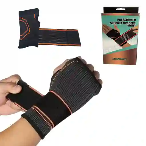 Muñequera Elastica Deportiva Ajustable Compresion