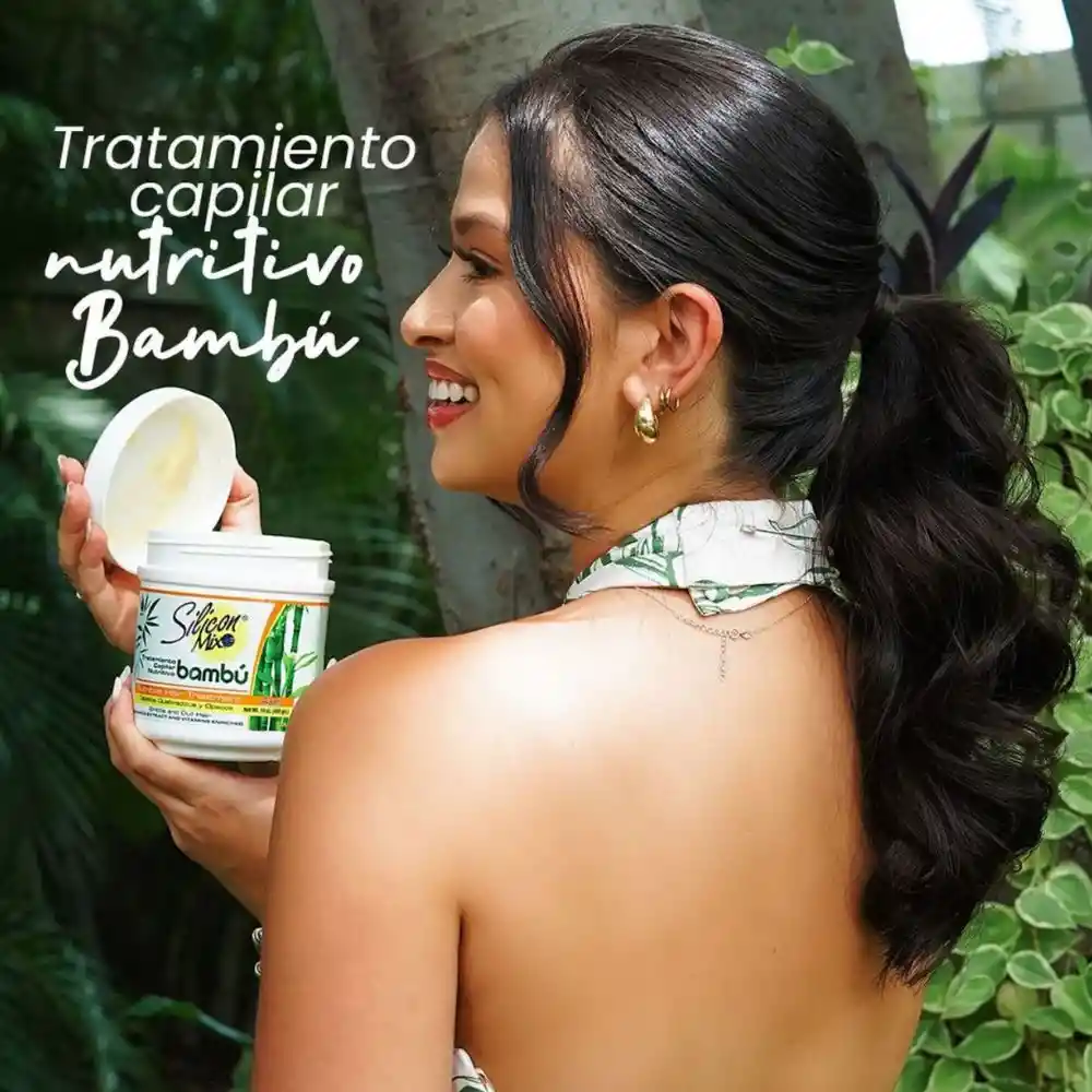 Tratamiento Capilar Nutritivo Extracto Bambú Silicon Mix 16 Oz