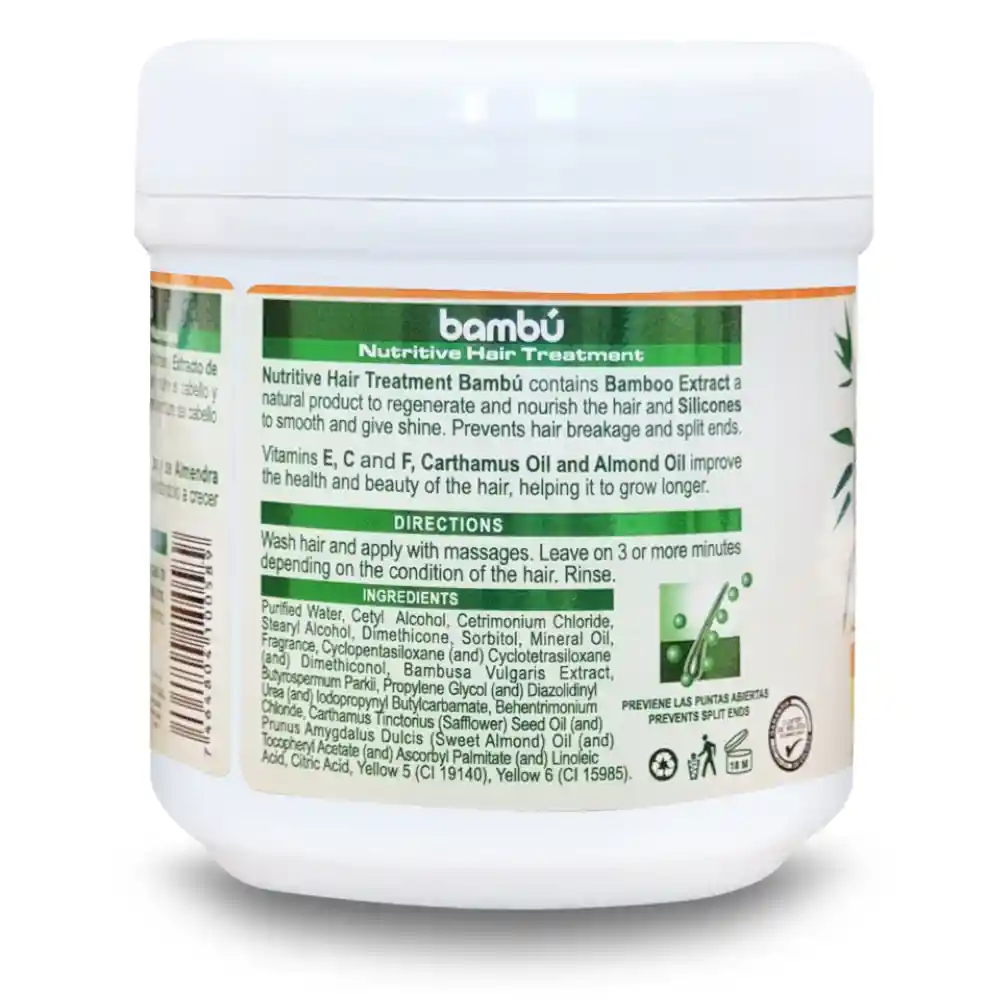 Tratamiento Capilar Nutritivo Extracto Bambú Silicon Mix 16 Oz