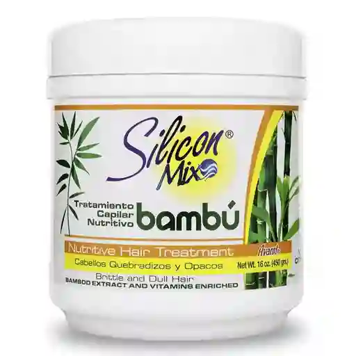 Tratamiento Capilar Nutritivo Extracto Bambú Silicon Mix 16 Oz