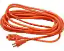 Extension Electrica Industrial Casa X6 Metros Naranja