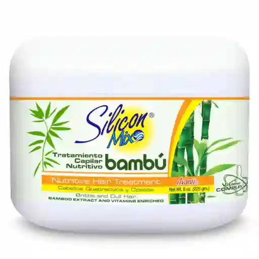 Tratamiento Capilar Nutritivo Extracto De Bambú Silicon Mix 8 Oz