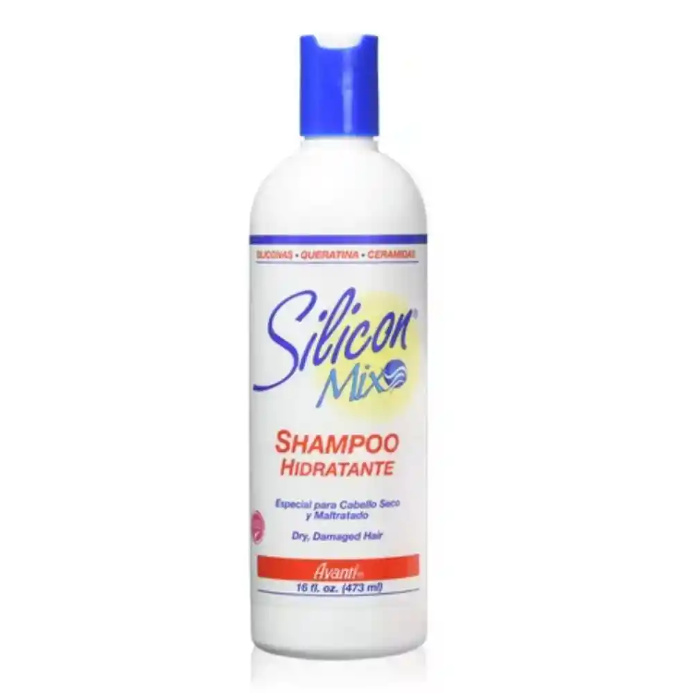 Shampoo Hidratante Intensivo Silicon Mix Con Queratina 16 Oz