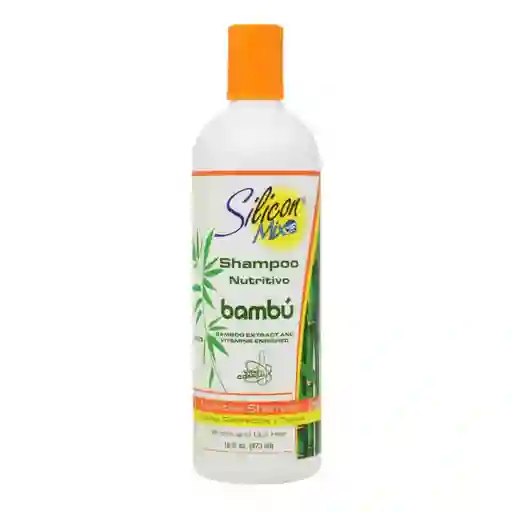 Shampoo Nutritivo Con Extracto De Bambu Silicon Mix 16 Oz
