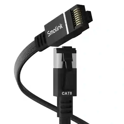 Cable Red Cat8 15 Metros Alta Velocidad Internet Rj45 Plano