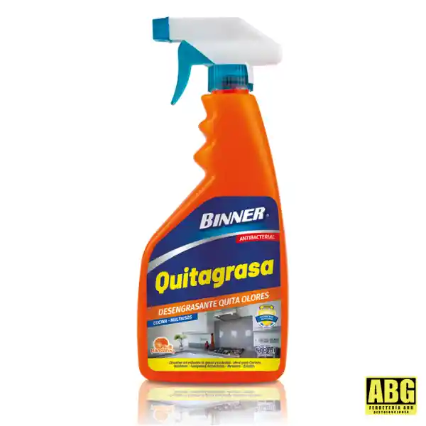 Desengrasante Quita Grasa Binner Para Cocinas Mandarina 500ml
