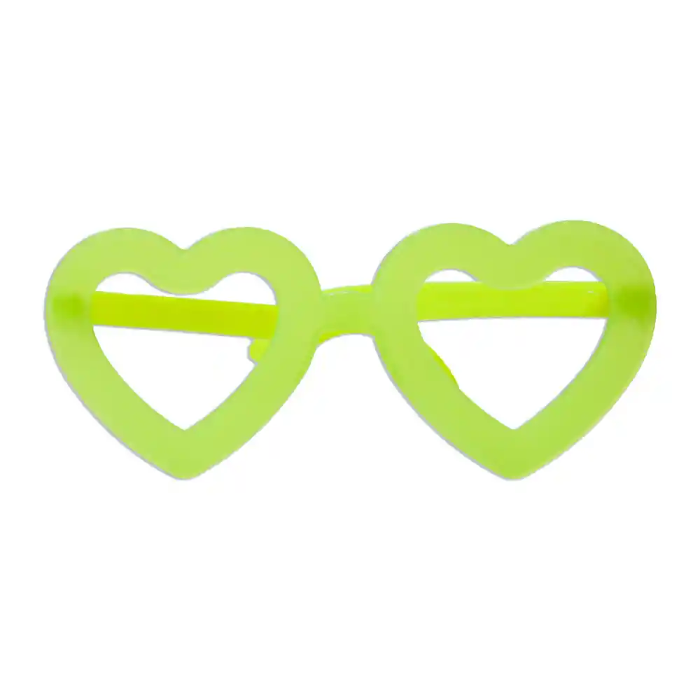 Gafas De Corazon Neon X 1 Und